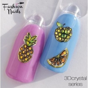 Слайдер 3D дизайн - наклейки на ногти fashionnails FN 3D crystal #11